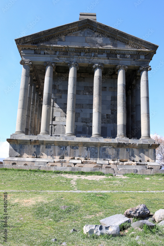 Front of temple Garni