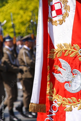 Obraz na plátně Polish military standard