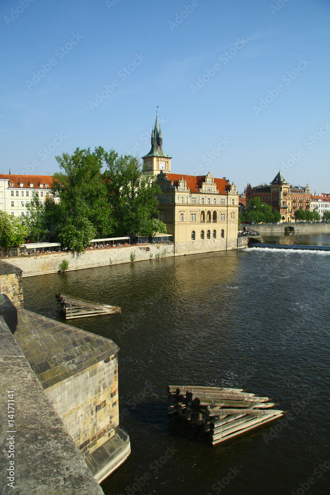 View from the Charles Bridge in Prague