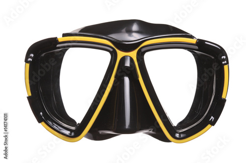 Canvastavla A diving mask isolated on a white background