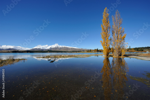 Lake Tekapo in south New Zealand photo