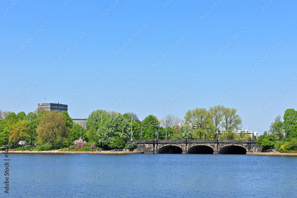 Fototapeta premium Hamburg, Binnenalster