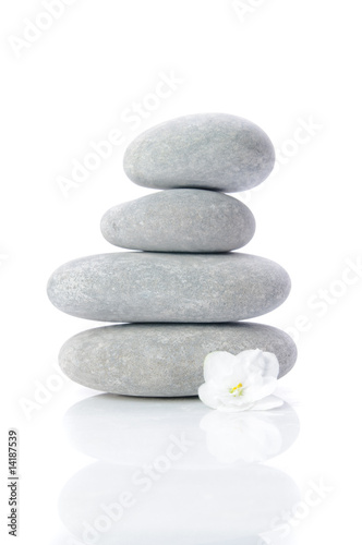 Massage gray stones
