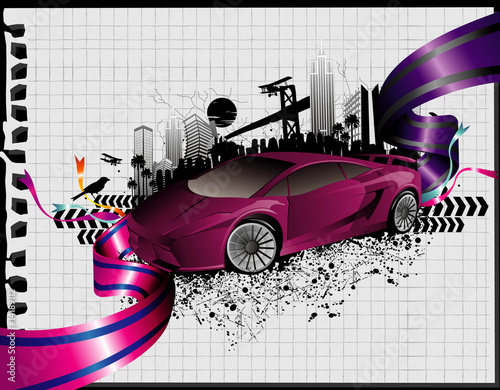 car vector composition