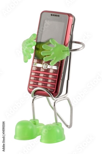 Tablou pe pânză téléphone portable sur son socle