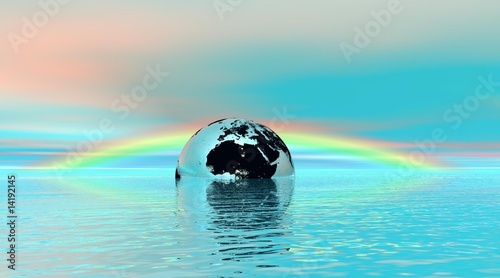 earth dying in water photo