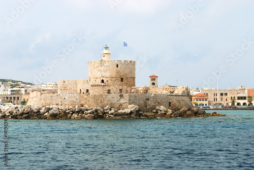 Old fortress with lighthouse