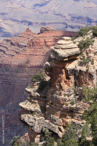 Cliff off a portion of the Grand Canyon