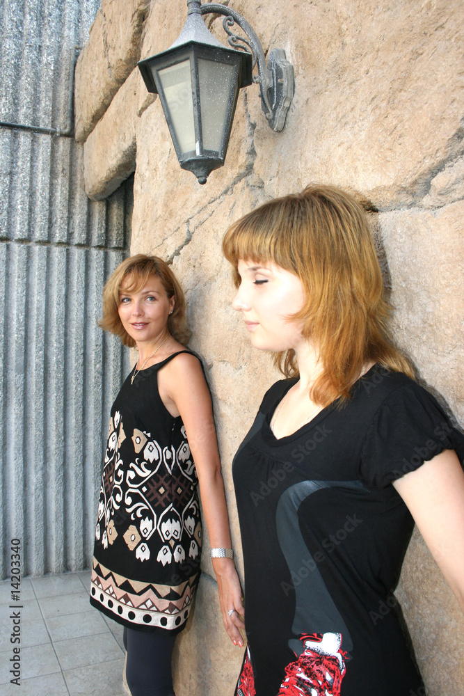 Mother and daughter