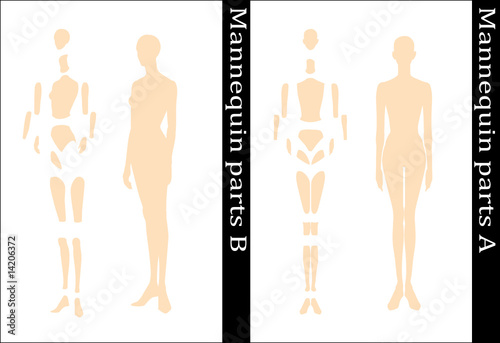 Mannequin parts