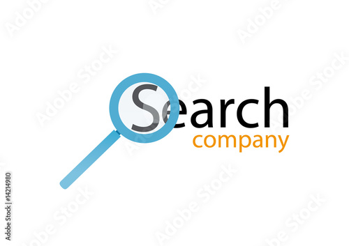 search research logo lens