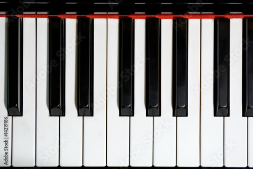 Photography Piano keys close-up