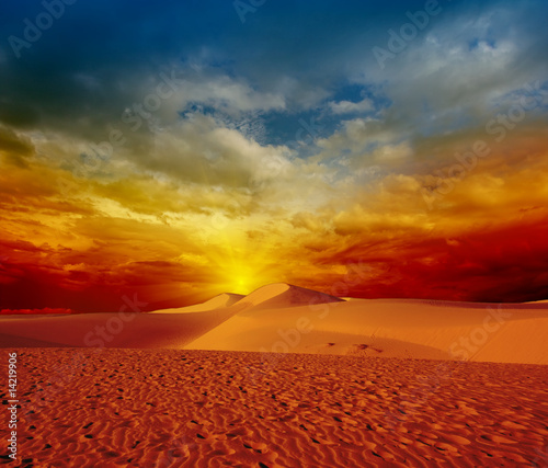 Desert sunset