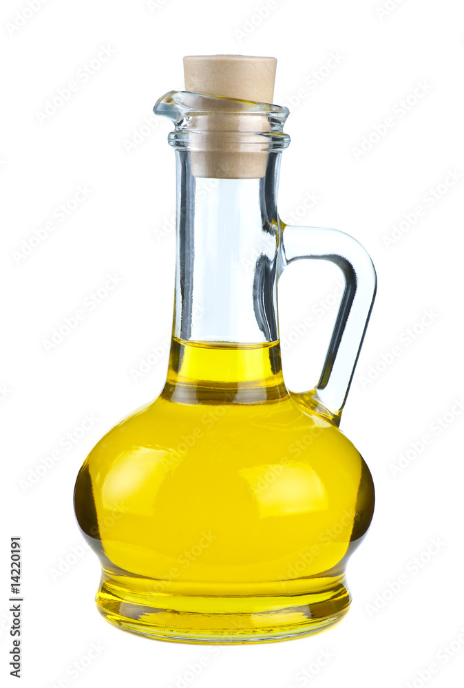 Small decanter with olive oil Small decanter with olive oil