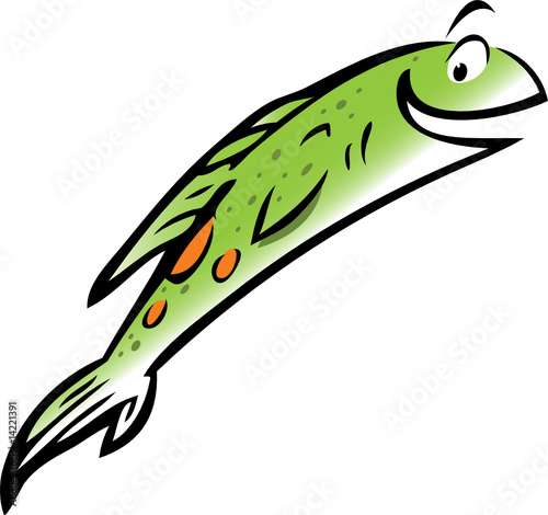 trout jumping