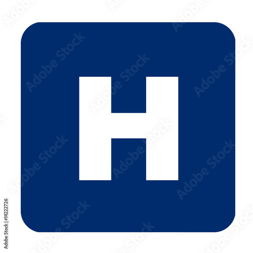 panneau hopital