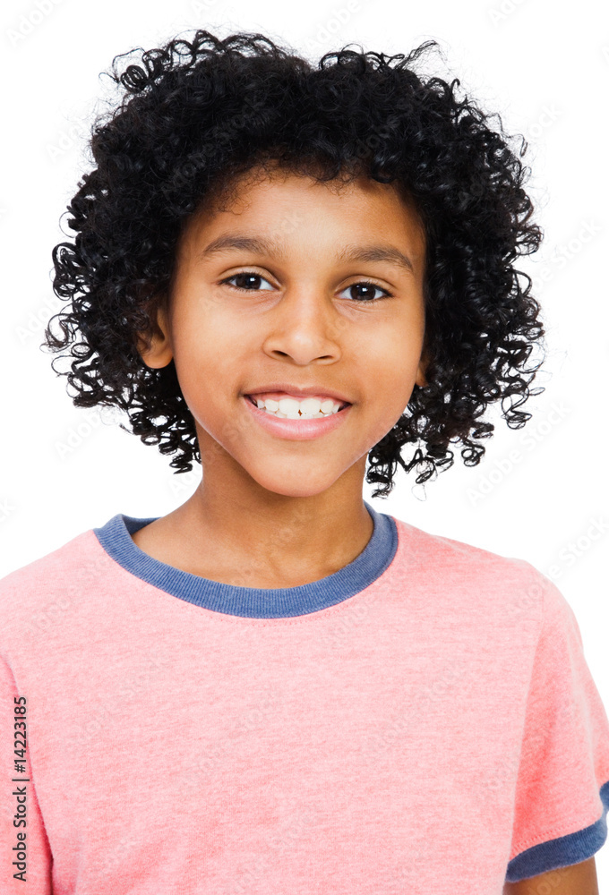 Mixed Race Boy Smiling Mixed Race Boy Smiling