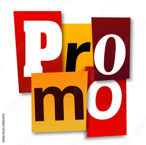Promo (papier découpé - vecteur)