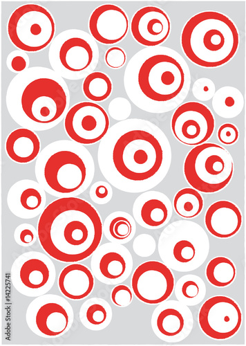 red oval background