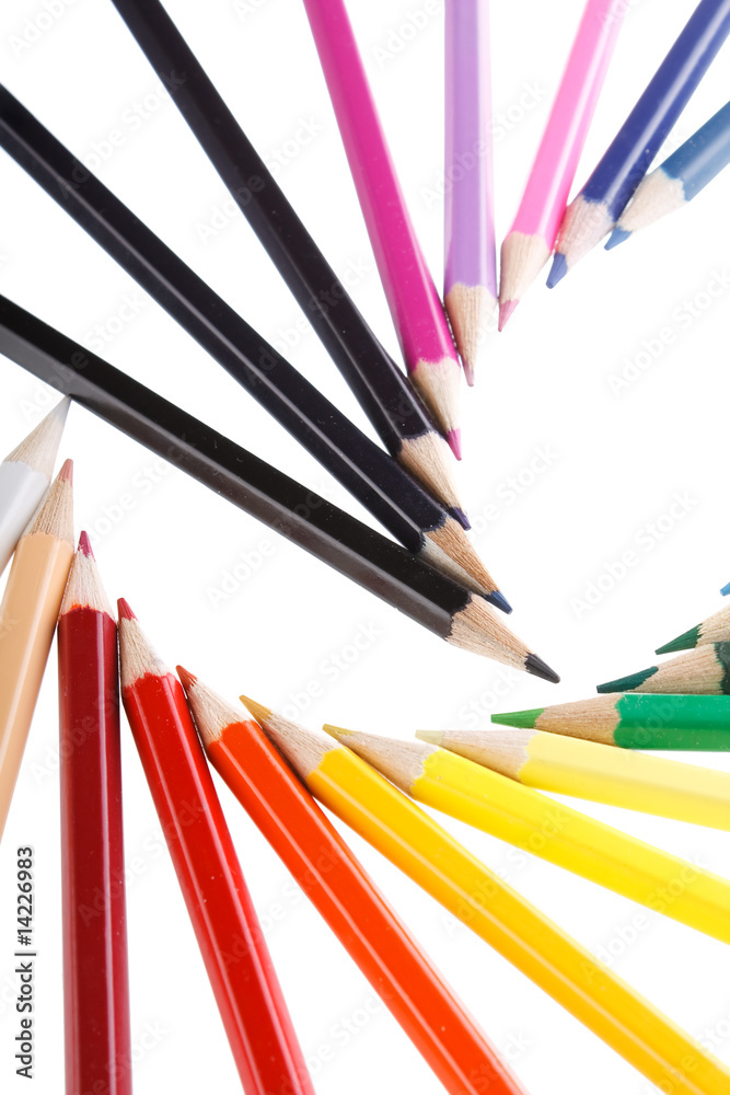 Fototapeta premium coloured pencils