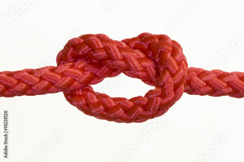 Einfacher Knoten rot