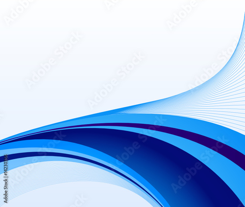 blue abstract background - illustration