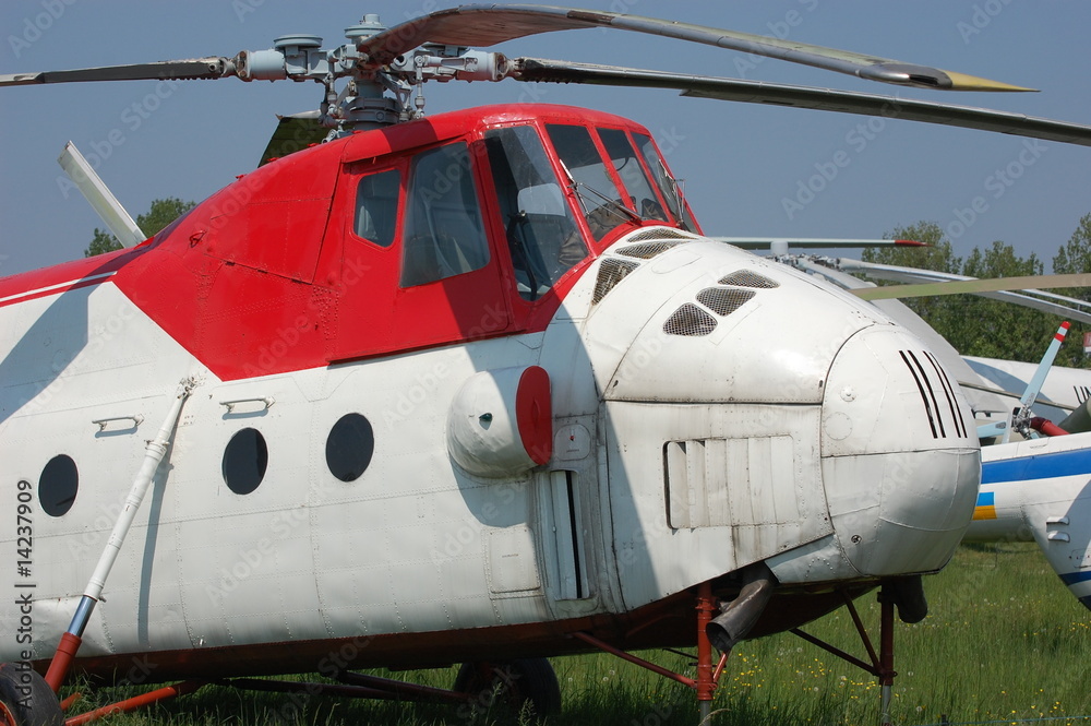 Obraz premium Chopper. Museum of aviation.Kiev,Ukraine