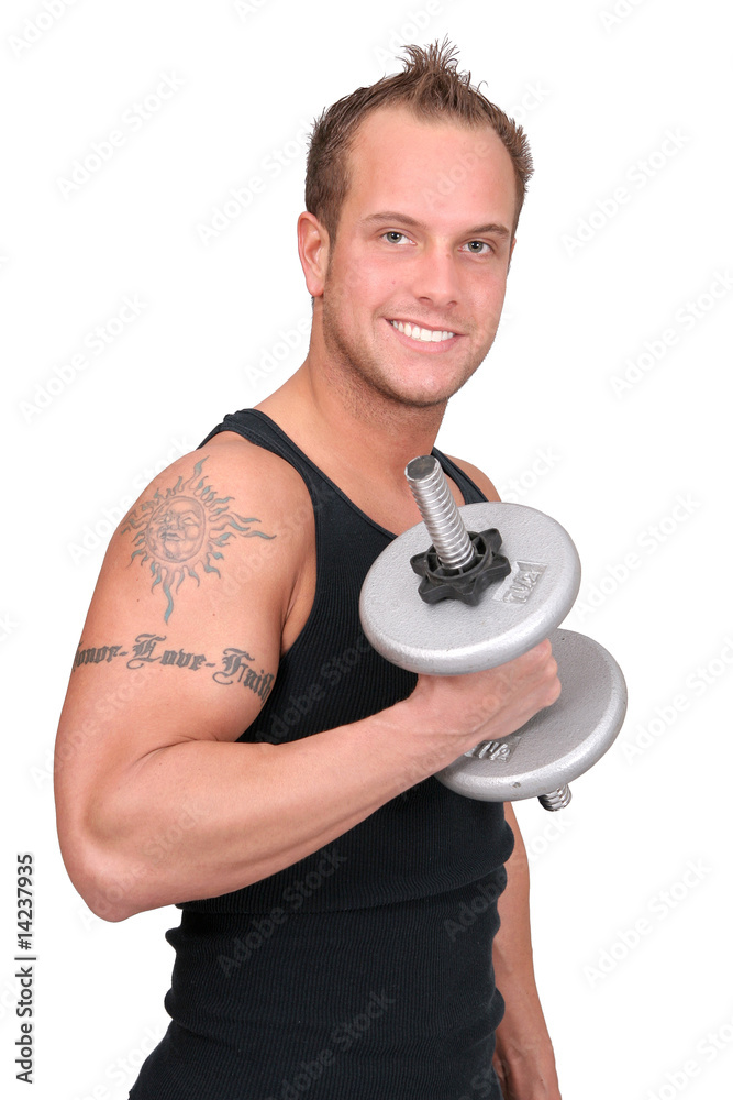 man lifting weights man lifting weights