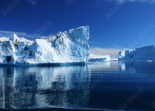 Eisberge - Diskobucht - Grönland photo