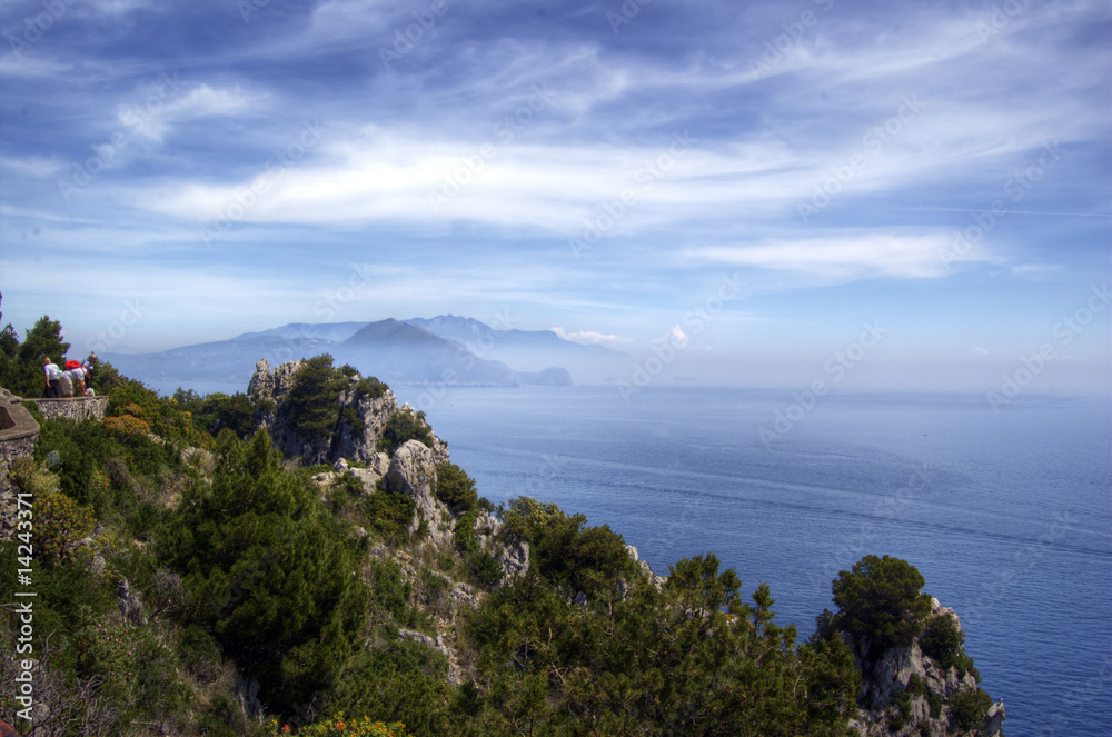 Capri, pizzolungo e la penisola sorrentina
