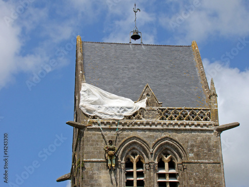 Fotografie Sainte-Mère Eglise - Parachutiste