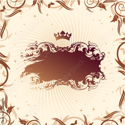 Floral banner