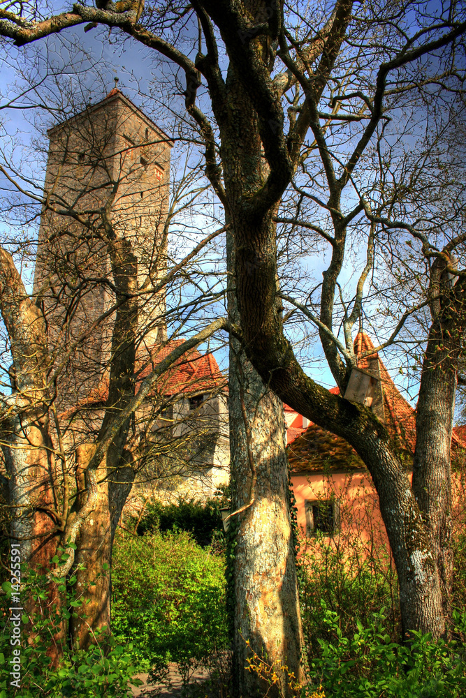 Fototapeta premium Rothenburg ob der Tauber - Medieval city in Germany