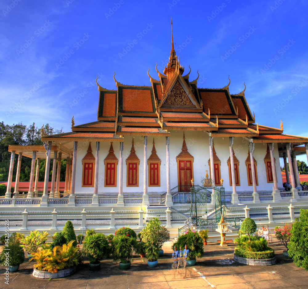 Fototapeta premium Silver Pagoda - Phnom Penh - Cambodia