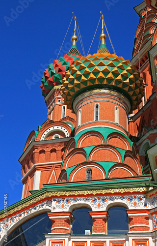 Vasiliy Blazhenniy church on red square in Moscow photo