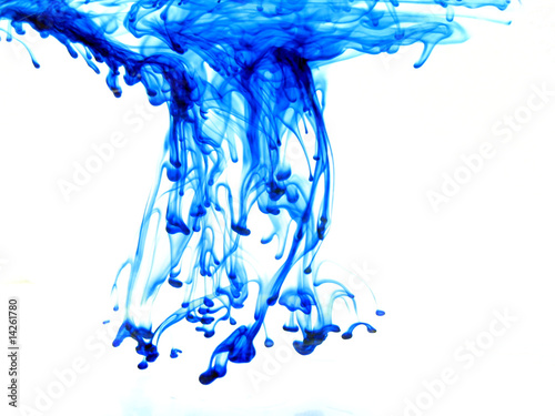 Blue liquid