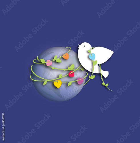 Peace on the world.