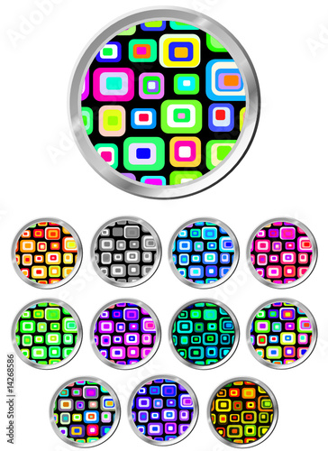 Creative Eye-Catching Different Button Set