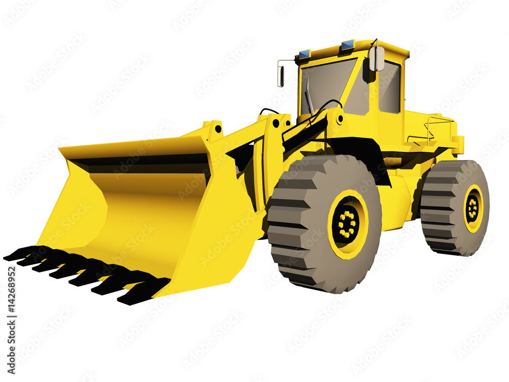 Fototapeta premium Bulldozer