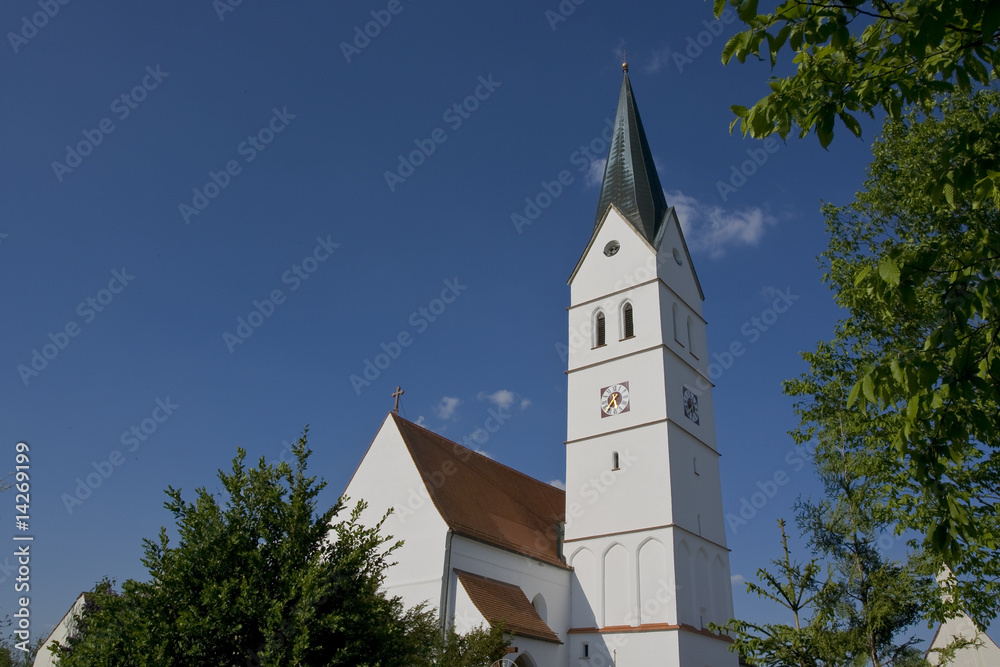 Kirche von Oberhausen im Landkreis Dingolfing-Landau