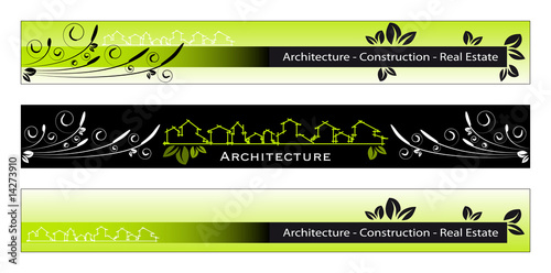 Web Banner, Business card or insignia