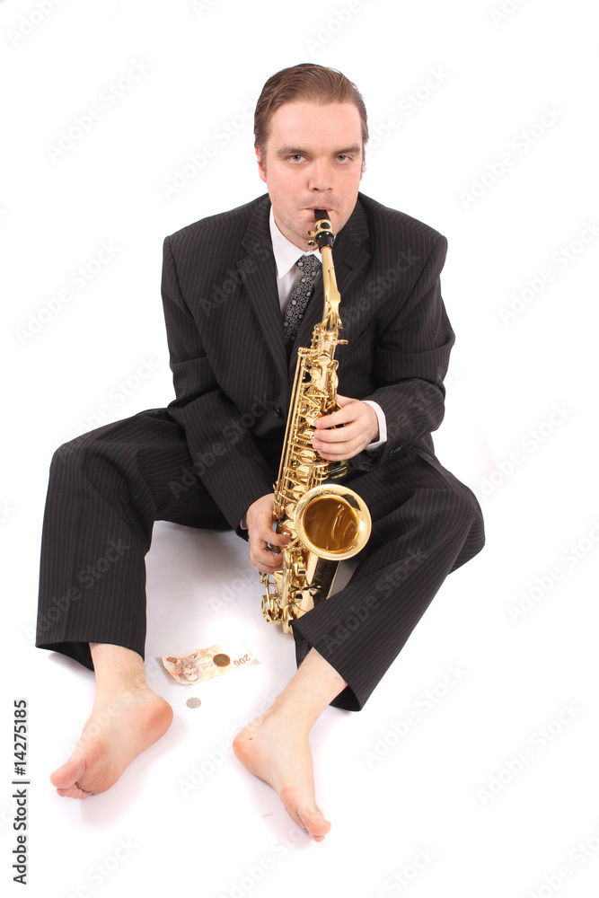 Obraz premium saxophonist