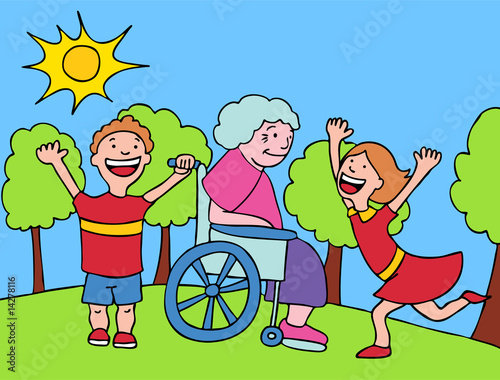 Visiting Grandma