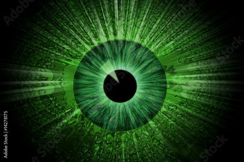 Green eye