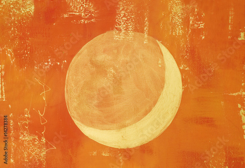 Malerei Mond