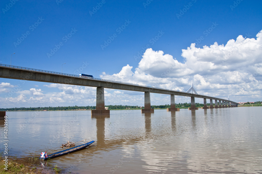 2nd Thai - Lao Friendship bridge, Mukdahan province, Thailand