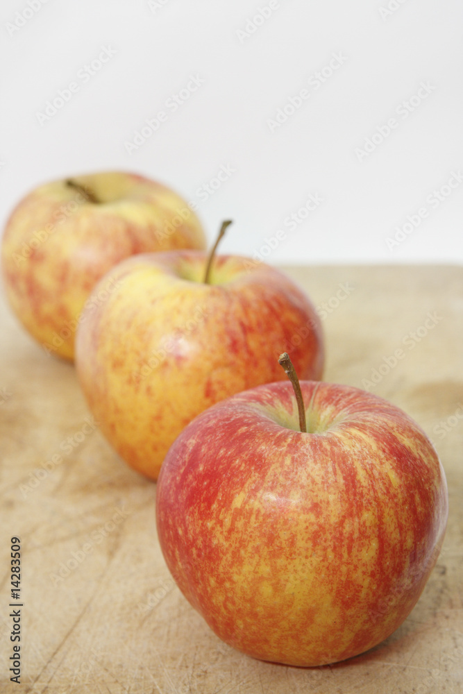 apples on wood apples on wood