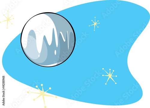 Retro Planet Pluto