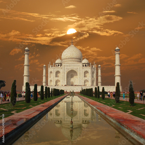 Taj Mahal Sunset (India)