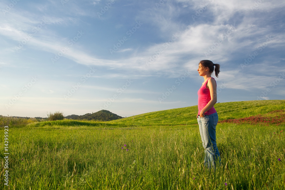 Beautiful young woman